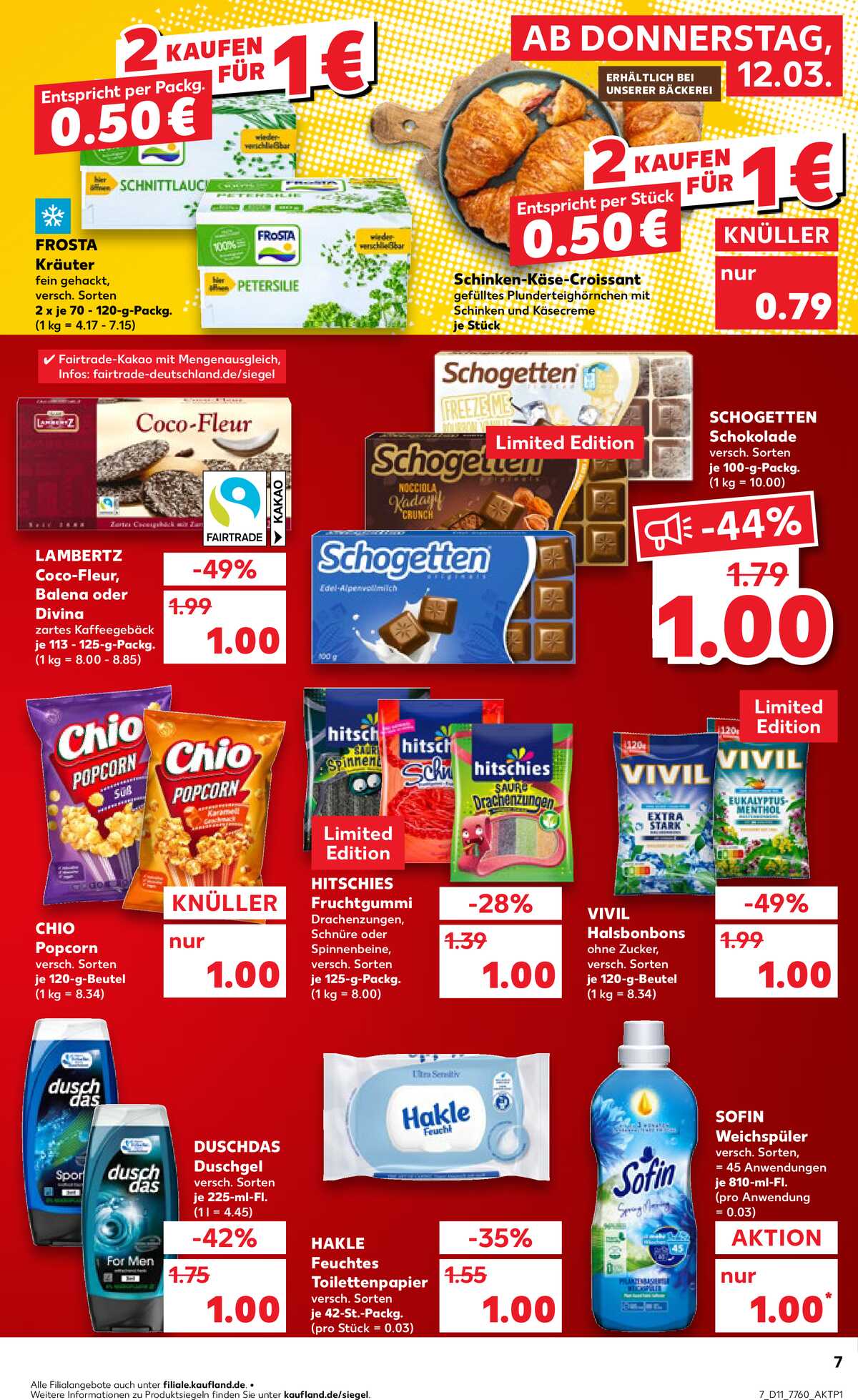 Leták Kaufland Německo 12.3.-18.3.2026 strana 7