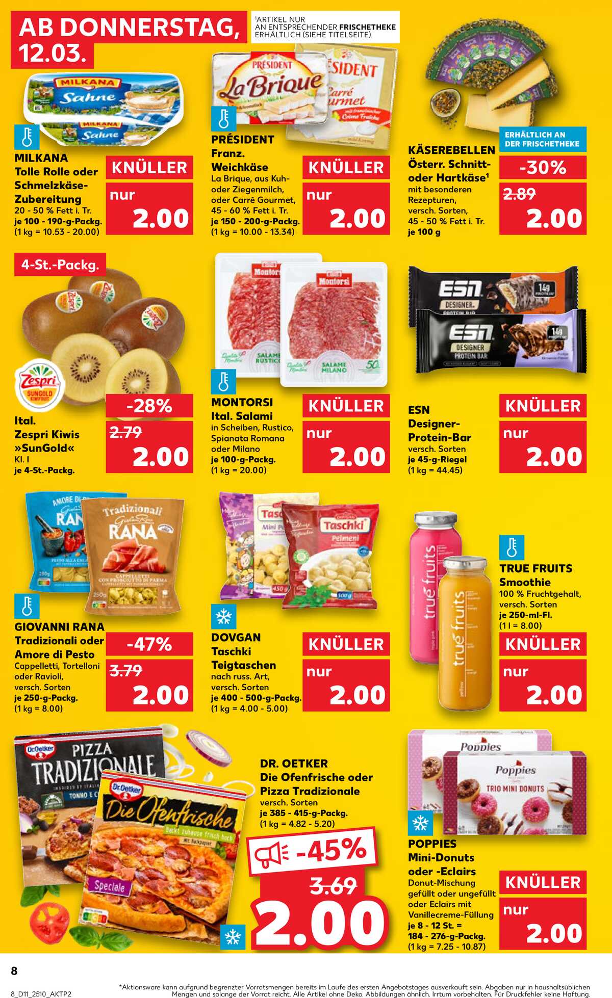 Leták Kaufland Německo 12.3.-18.3.2026 strana 8