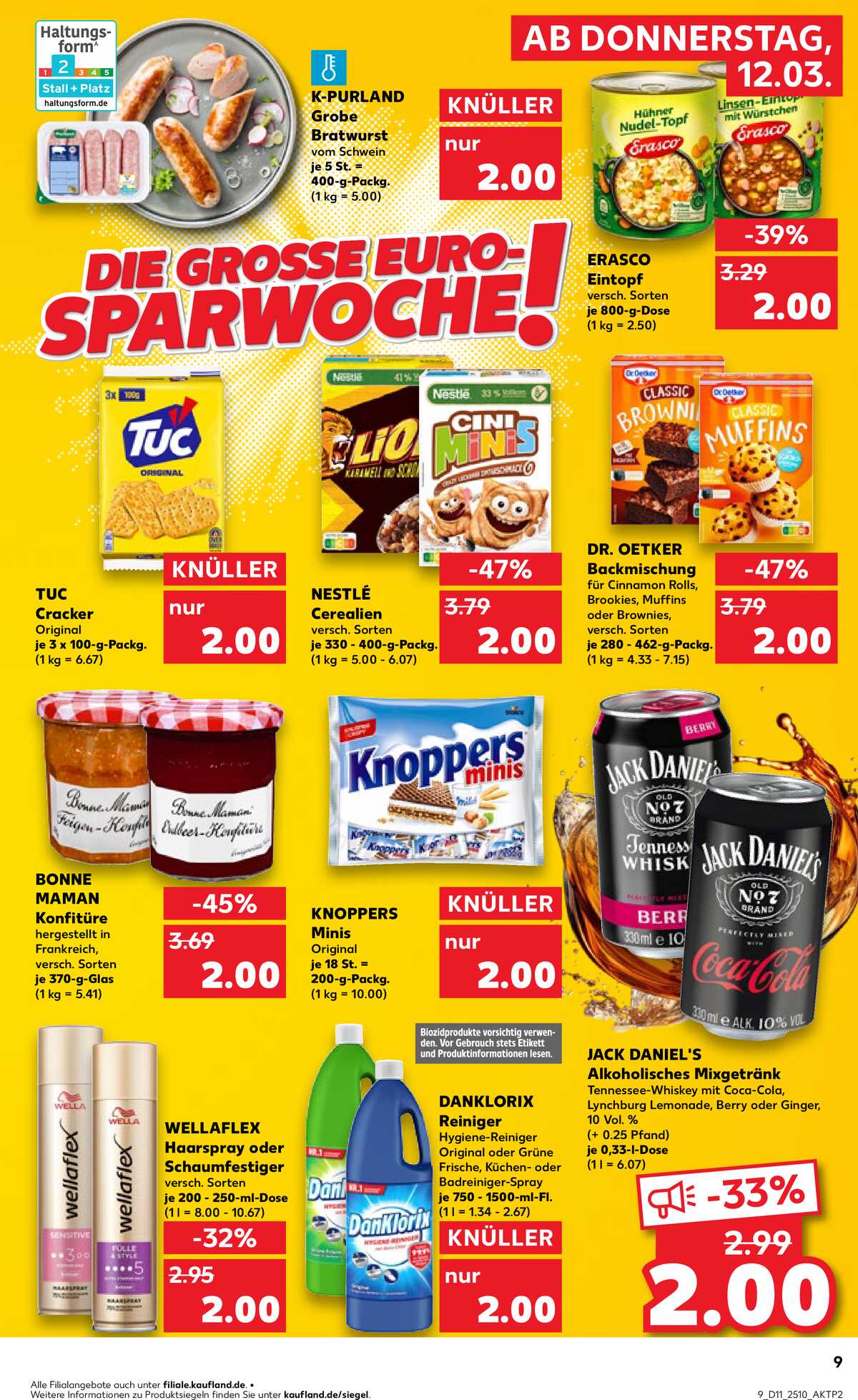 Leták Kaufland Německo 12.3.-18.3.2026 strana 9