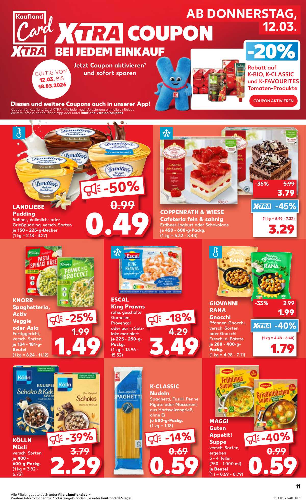 Leták Kaufland Německo 12.3.-18.3.2026 strana 11