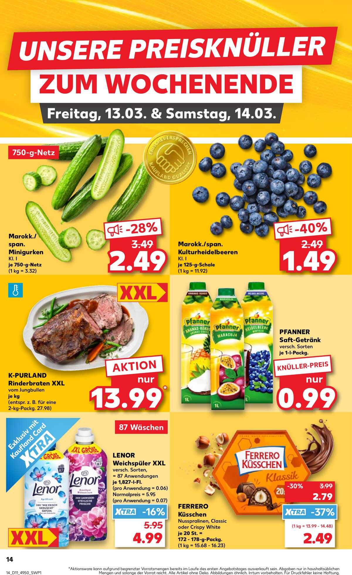 Leták Kaufland Německo 12.3.-18.3.2026 strana 14