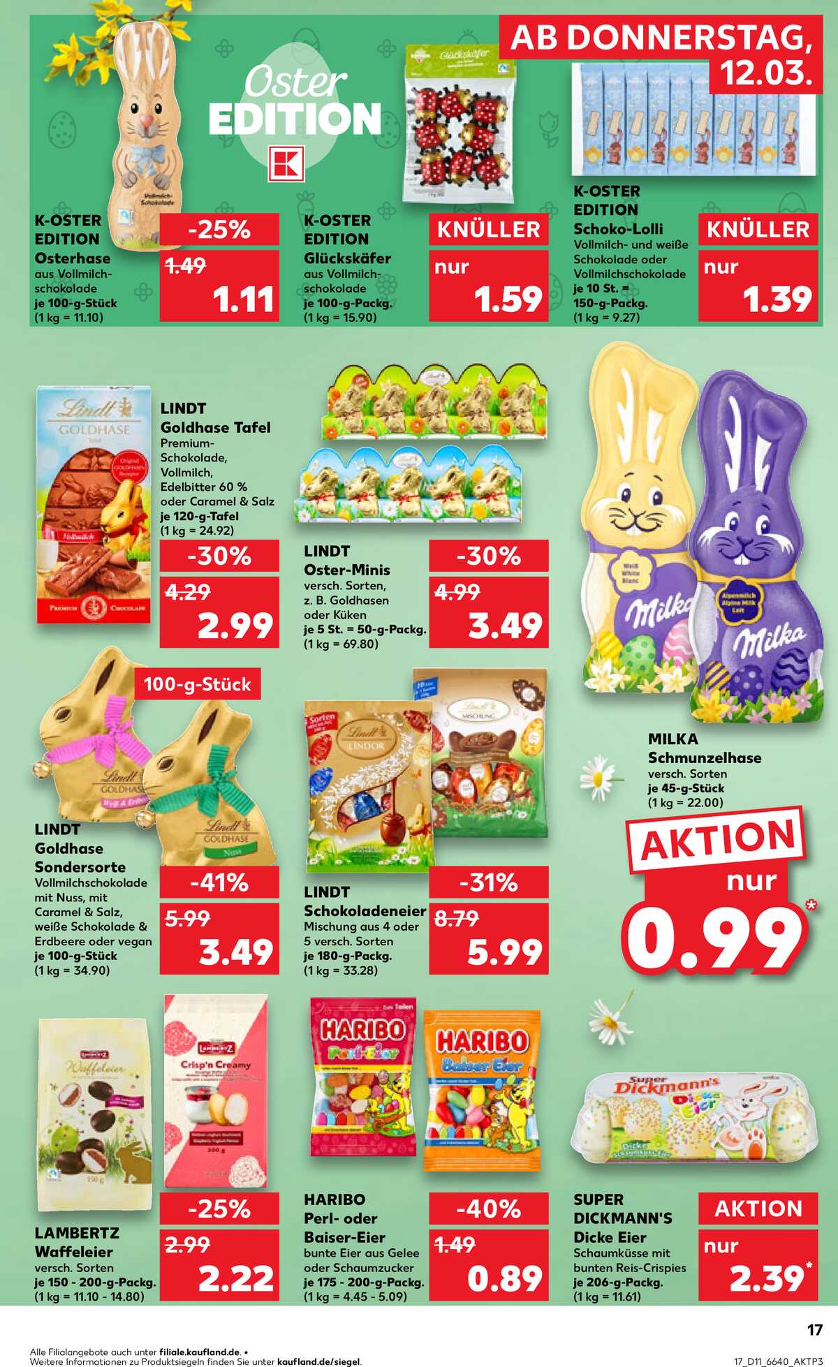 Leták Kaufland Německo 12.3.-18.3.2026 strana 17