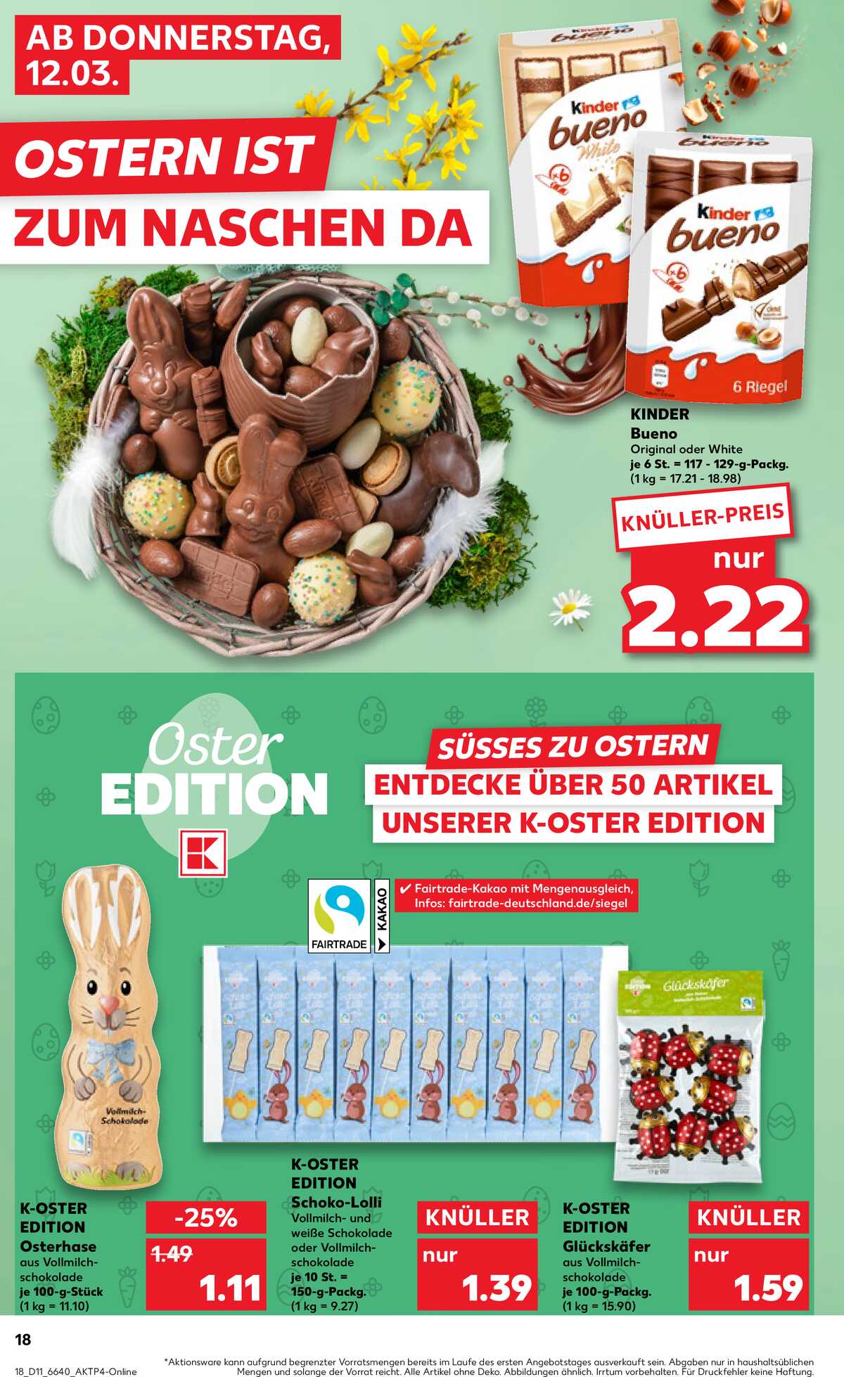 Leták Kaufland Německo 12.3.-18.3.2026 strana 18