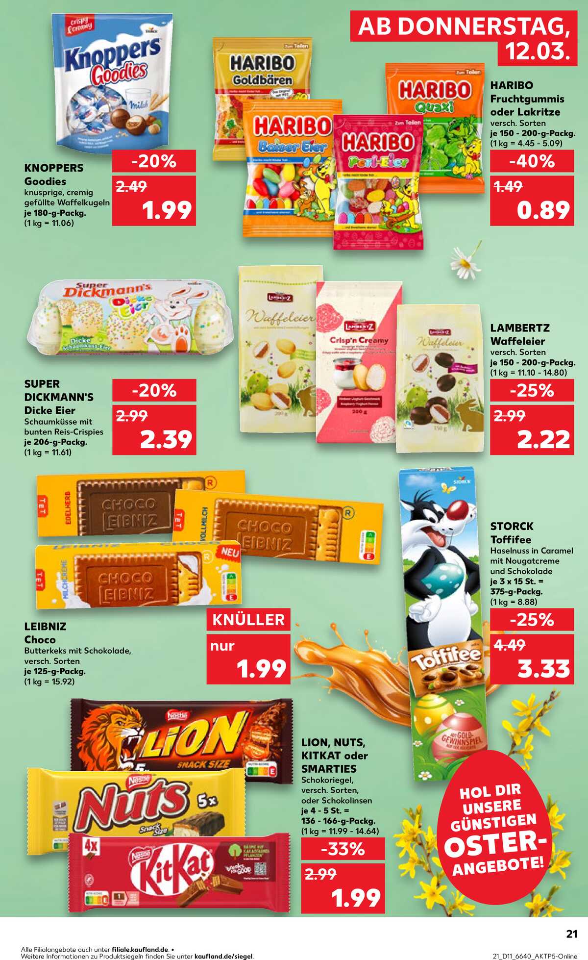 Leták Kaufland Německo 12.3.-18.3.2026 strana 21