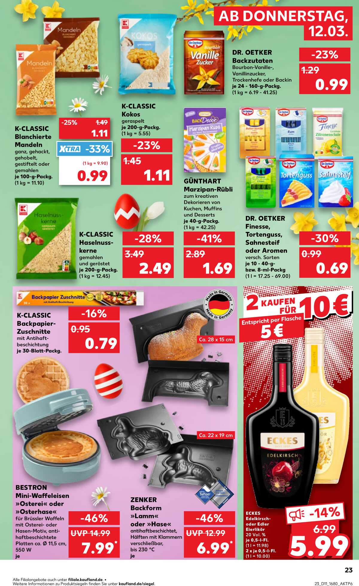 Leták Kaufland Německo 12.3.-18.3.2026 strana 23