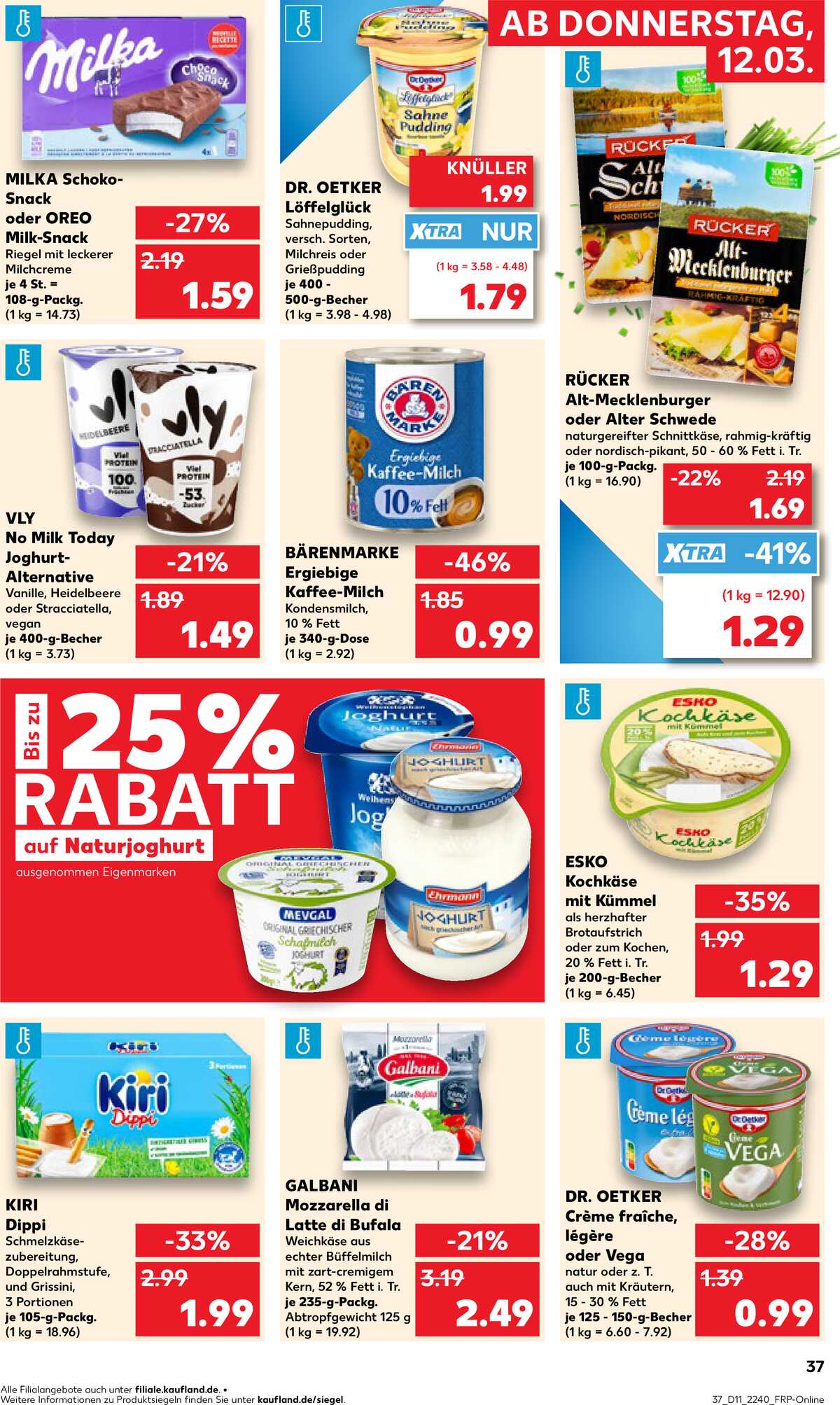 Leták Kaufland Německo 12.3.-18.3.2026 strana 37