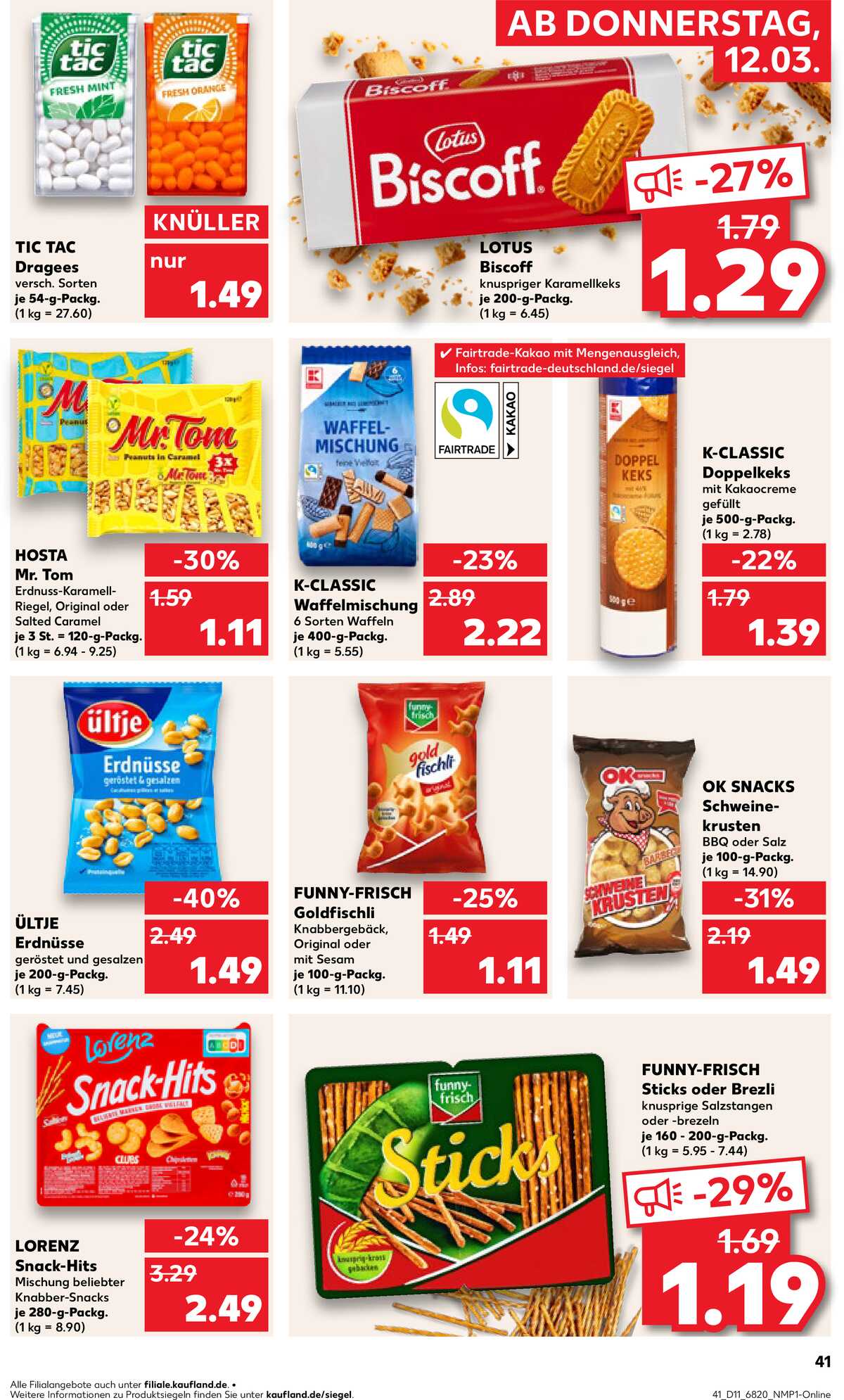 Leták Kaufland Německo 12.3.-18.3.2026 strana 41
