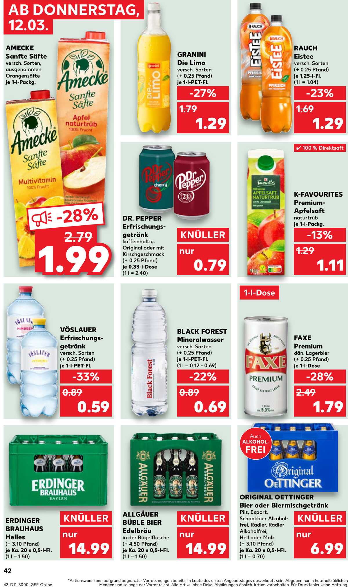 Leták Kaufland Německo 12.3.-18.3.2026 strana 42