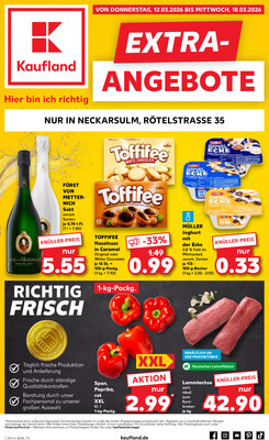 Leták Kaufland Německo 12.3.-18.3.2026