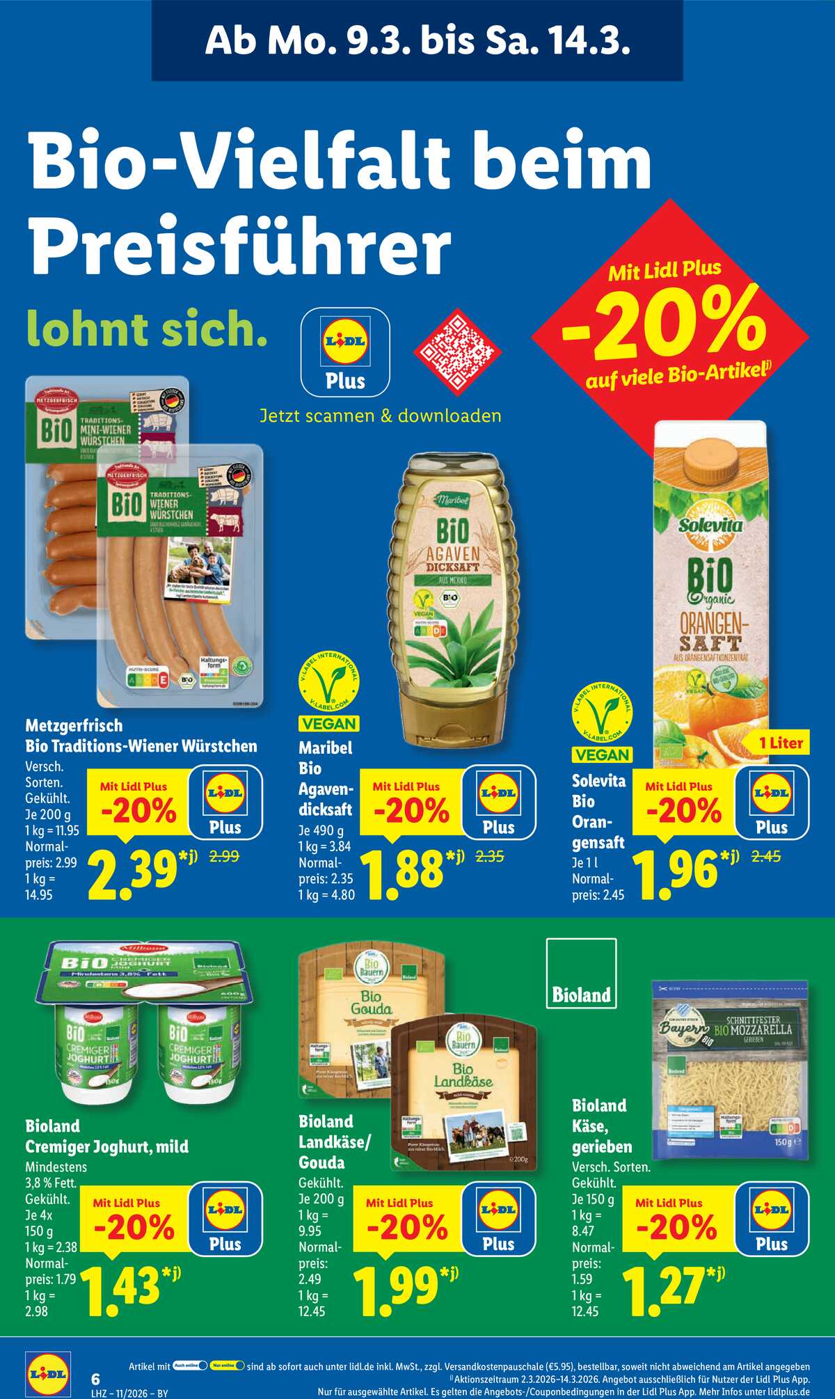 Leták Lidl Německo 9.3.-14.3.2026 strana 14