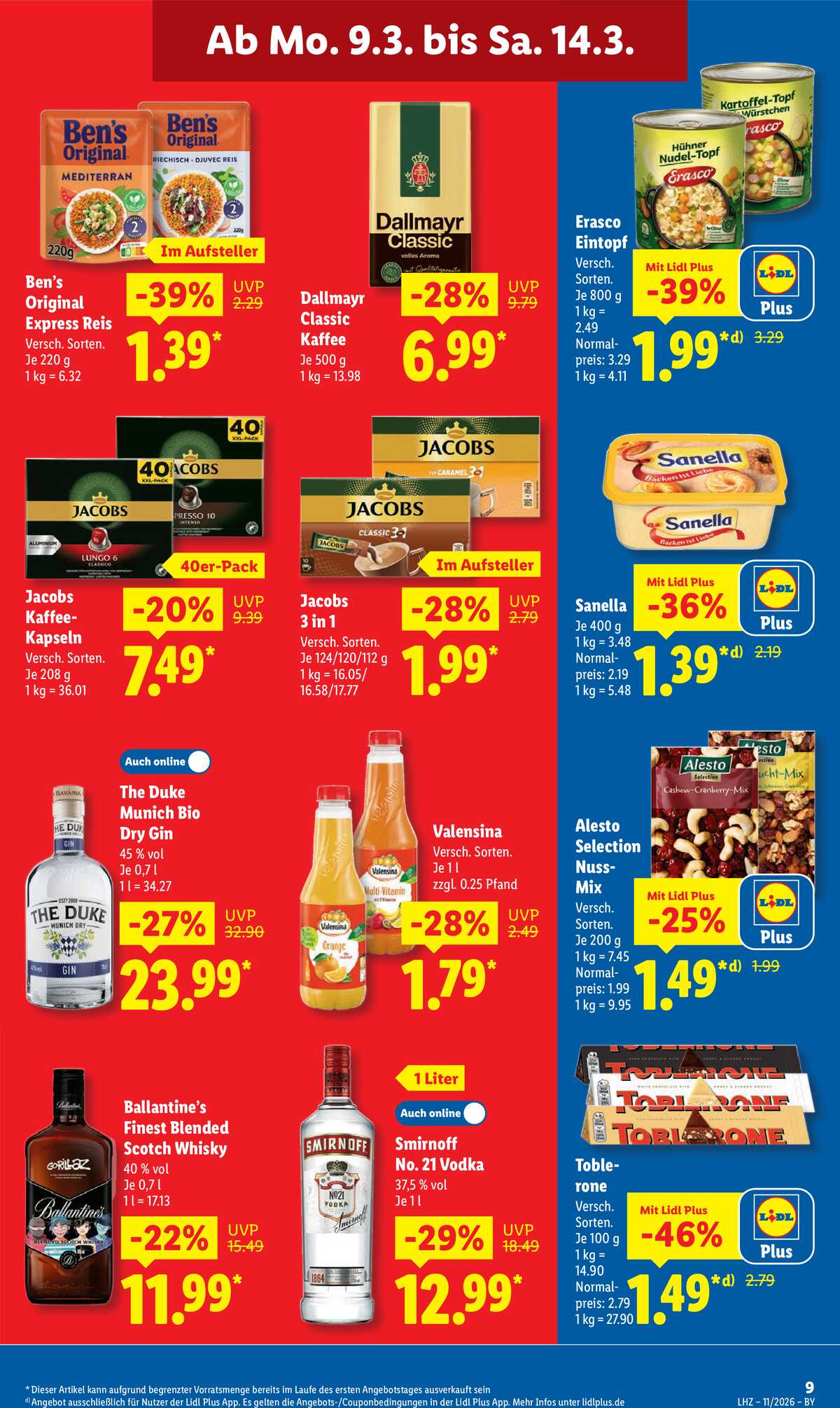 Leták Lidl Německo 9.3.-14.3.2026 strana 23