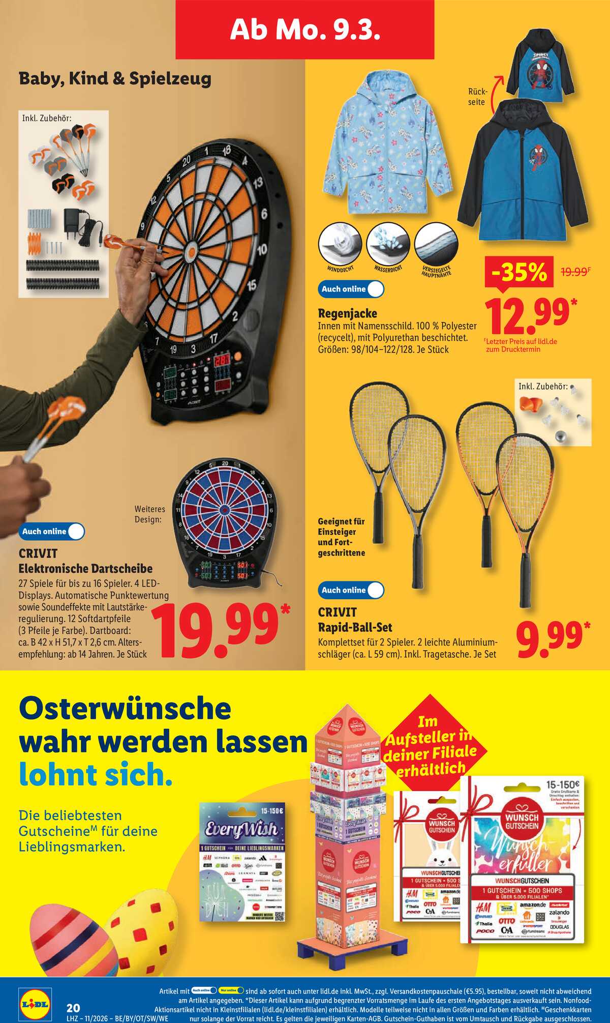 Leták Lidl Německo 9.3.-14.3.2026 strana 38