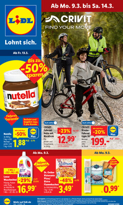 Leták Lidl Německo 9.3.-14.3.2026