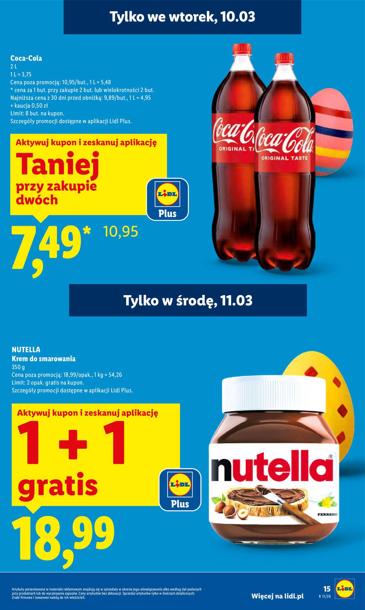 Leták Lidl Polsko 9.3.-11.3.2026 strana 15