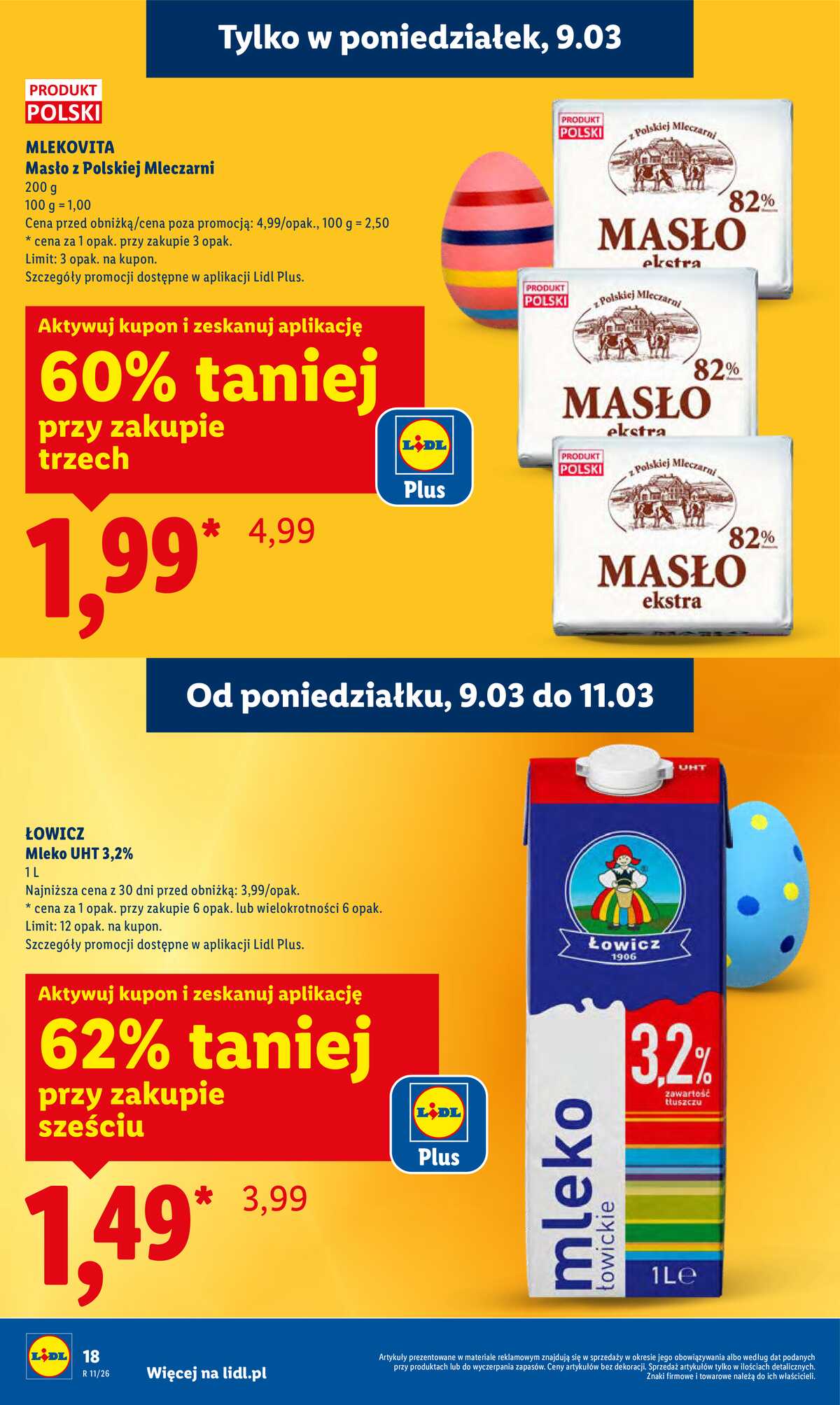 Leták Lidl Polsko 9.3.-11.3.2026 strana 18