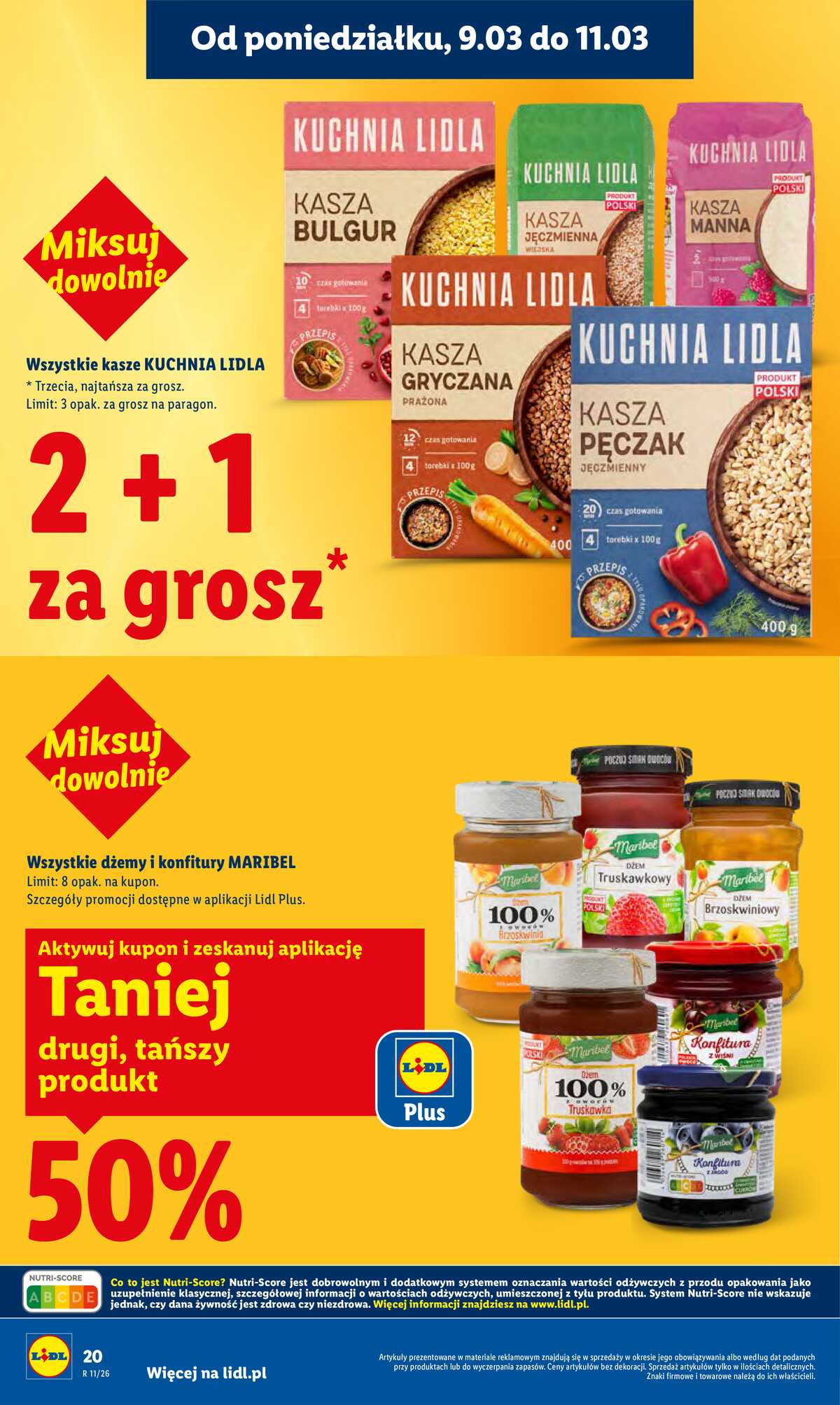 Leták Lidl Polsko 9.3.-11.3.2026 strana 20