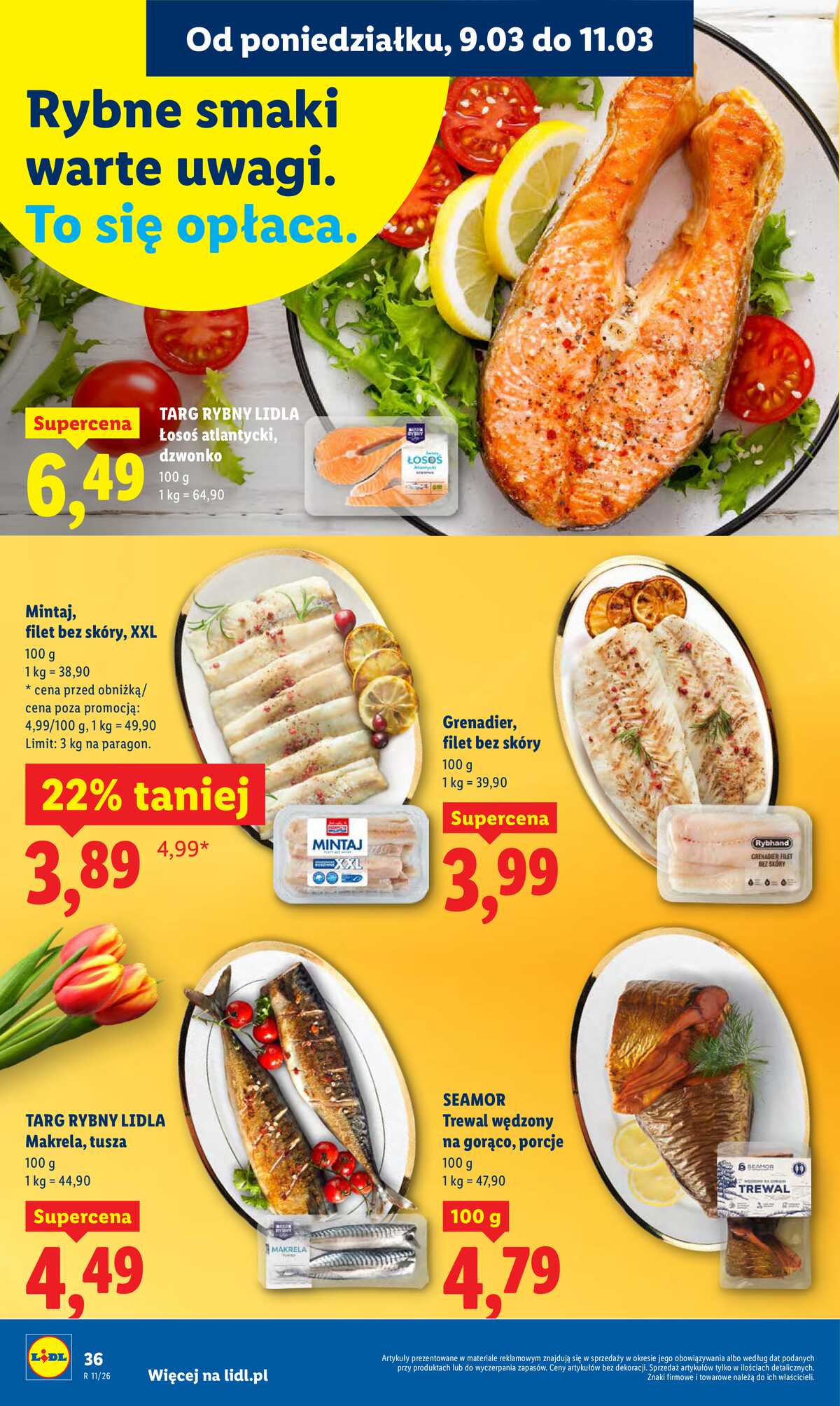 Leták Lidl Polsko 9.3.-11.3.2026 strana 36