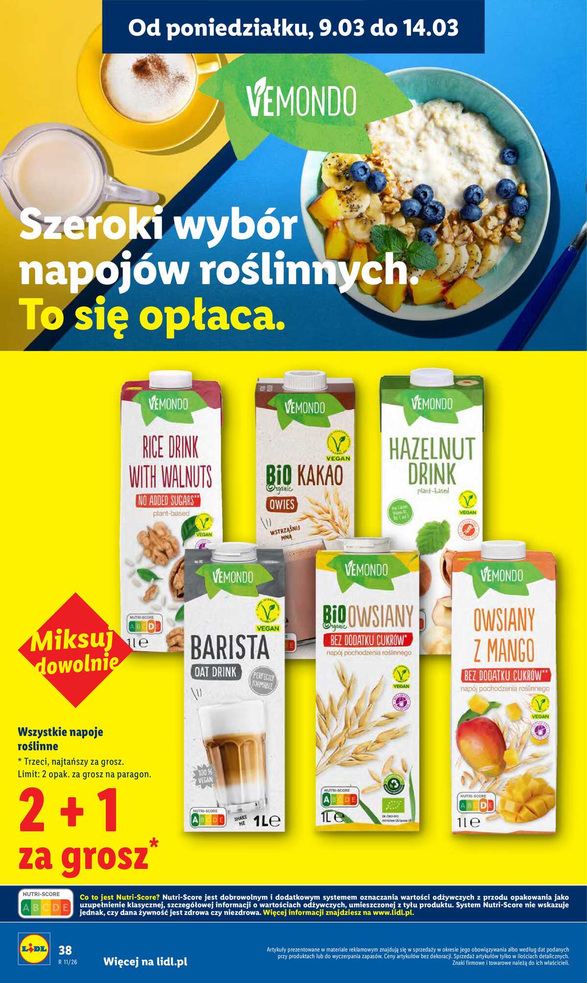 Leták Lidl Polsko 9.3.-11.3.2026 strana 38