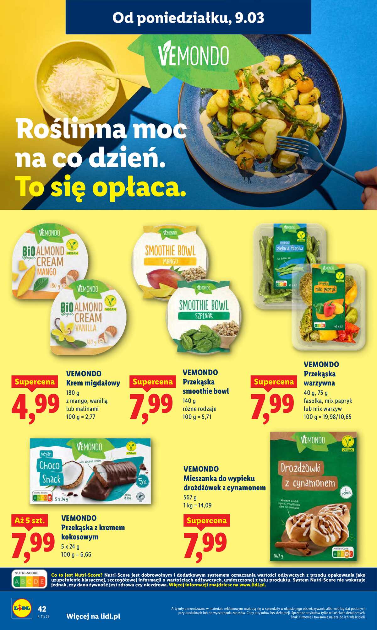 Leták Lidl Polsko 9.3.-11.3.2026 strana 42