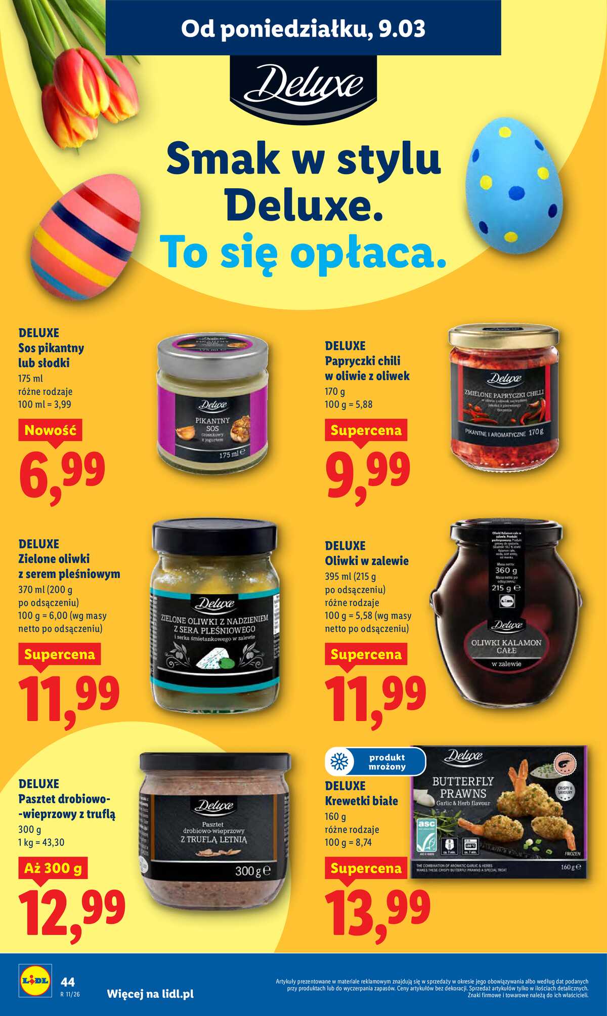 Leták Lidl Polsko 9.3.-11.3.2026 strana 44