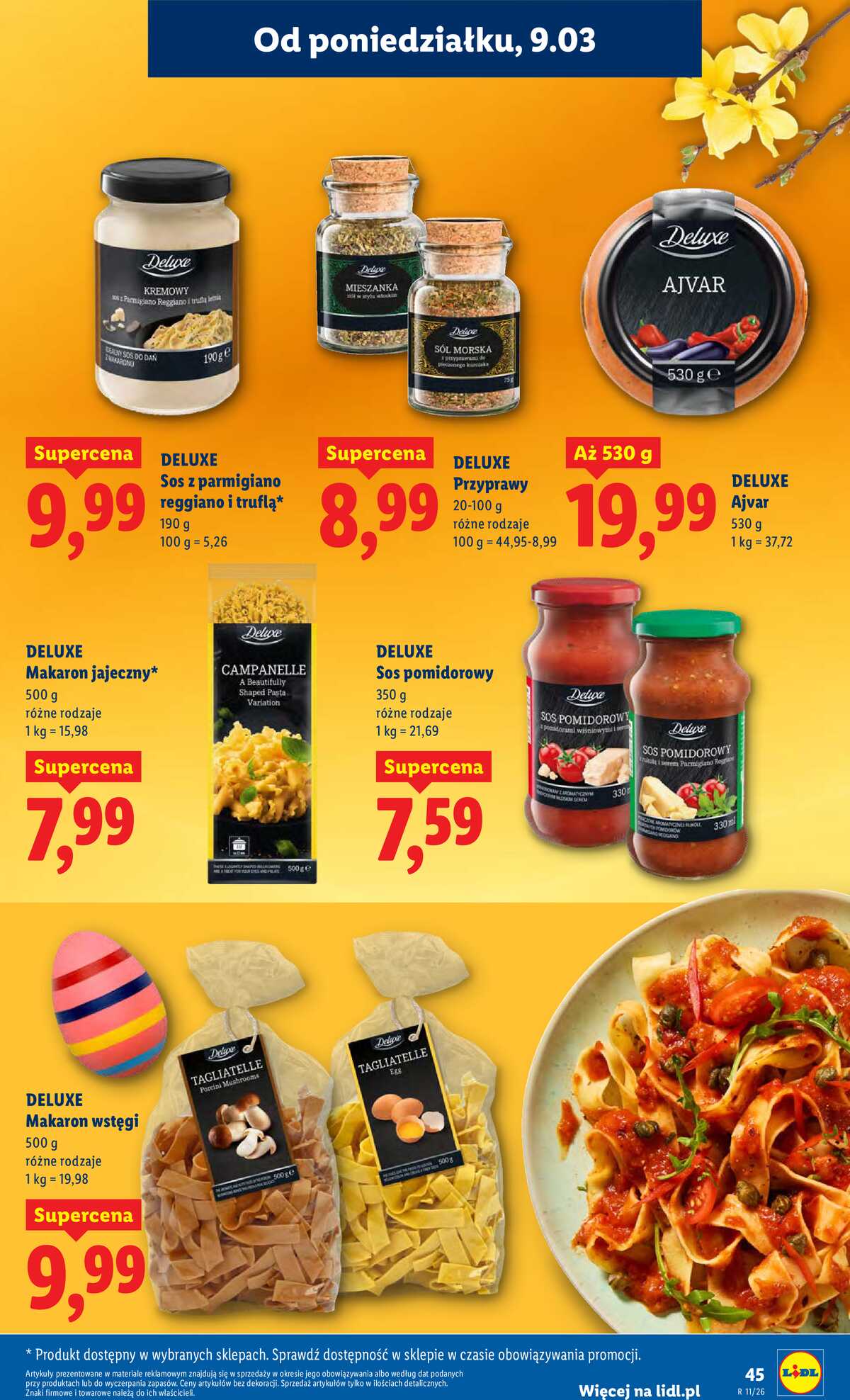 Leták Lidl Polsko 9.3.-11.3.2026 strana 45