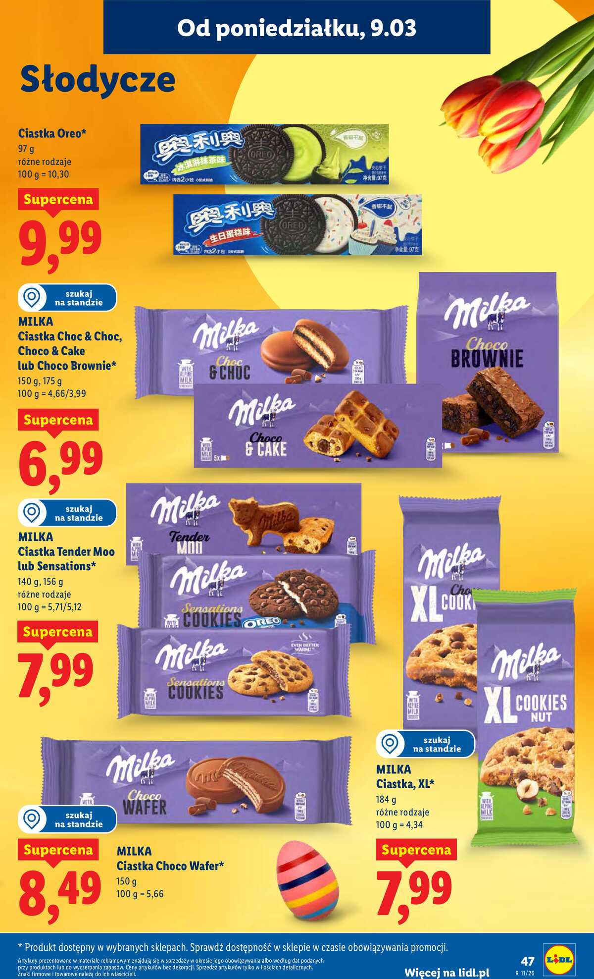 Leták Lidl Polsko 9.3.-11.3.2026 strana 47