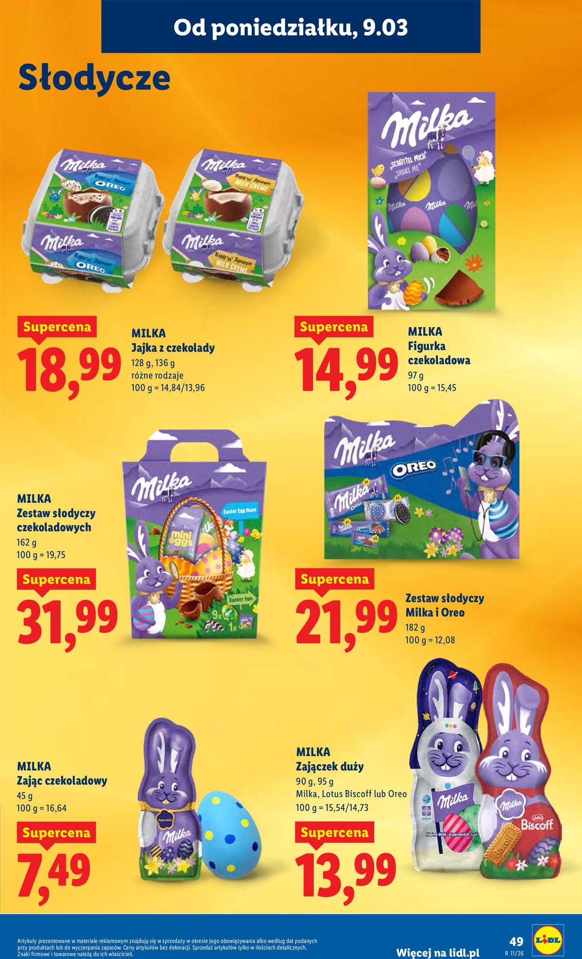 Leták Lidl Polsko 9.3.-11.3.2026 strana 49