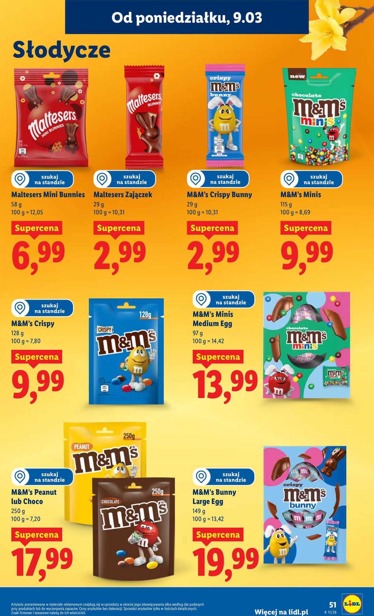 Leták Lidl Polsko 9.3.-11.3.2026 strana 51