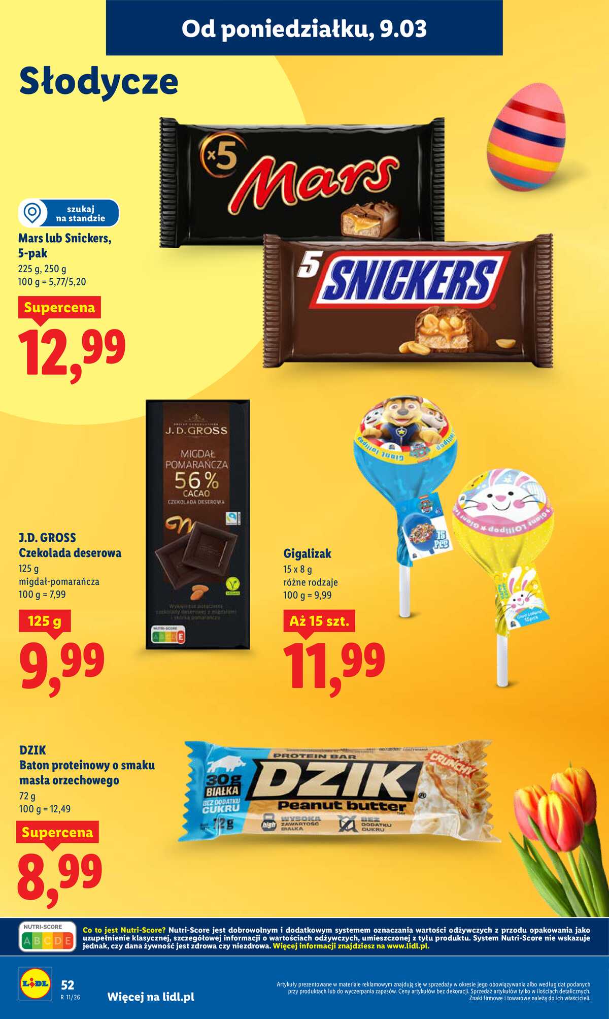 Leták Lidl Polsko 9.3.-11.3.2026 strana 52
