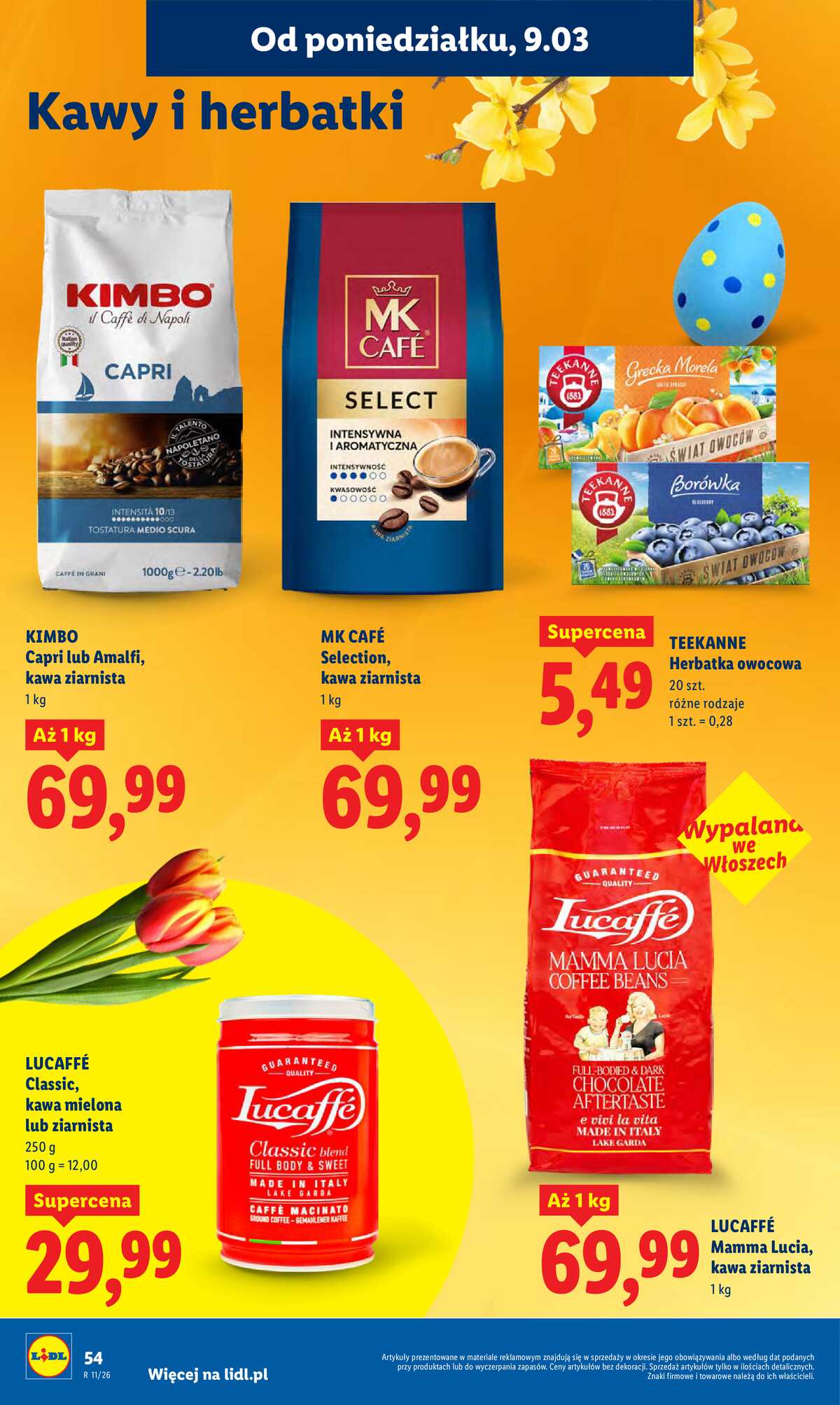 Leták Lidl Polsko 9.3.-11.3.2026 strana 54
