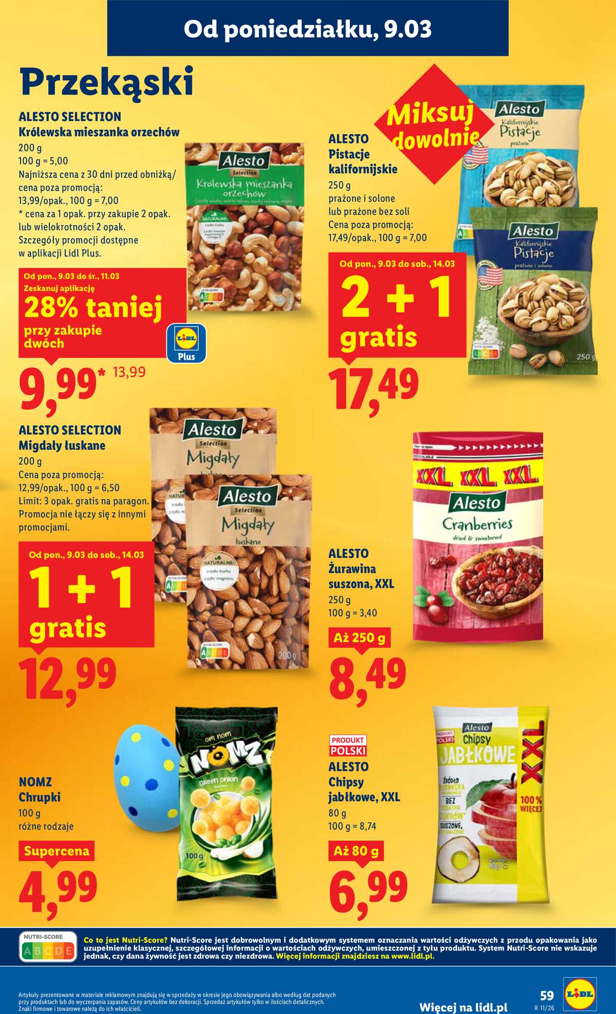 Leták Lidl Polsko 9.3.-11.3.2026 strana 59