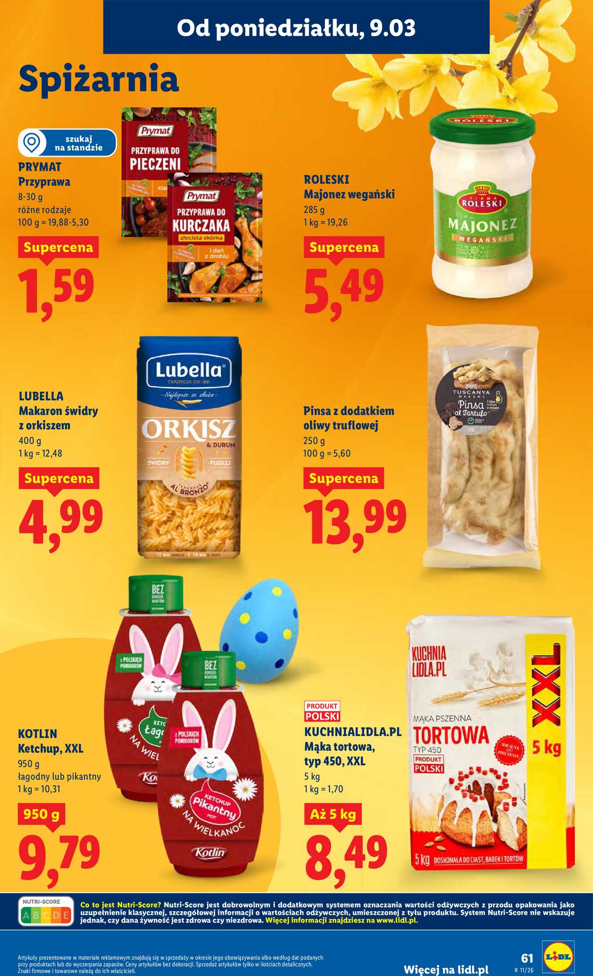 Leták Lidl Polsko 9.3.-11.3.2026 strana 61