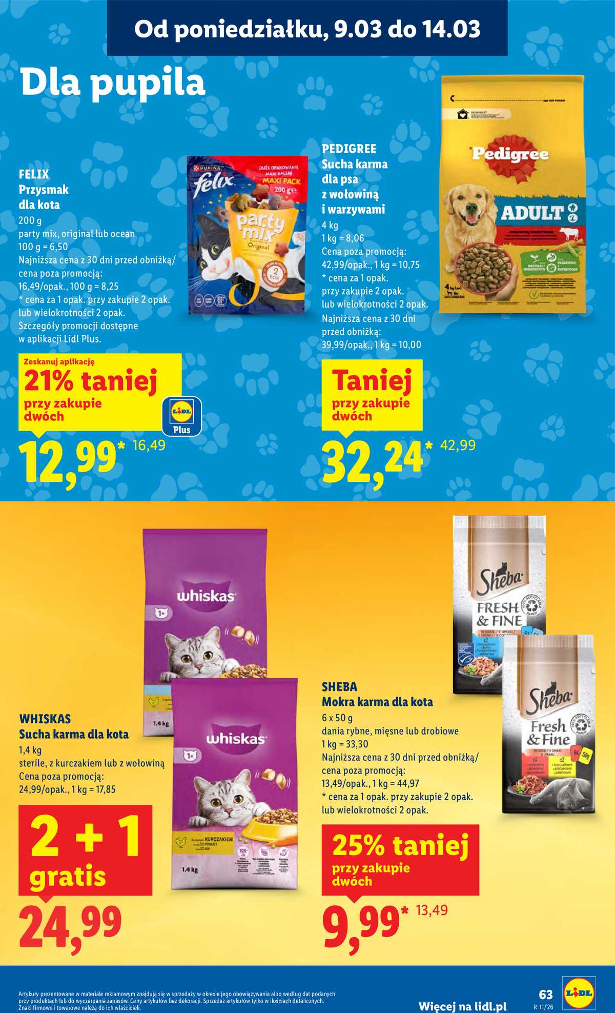 Leták Lidl Polsko 9.3.-11.3.2026 strana 63