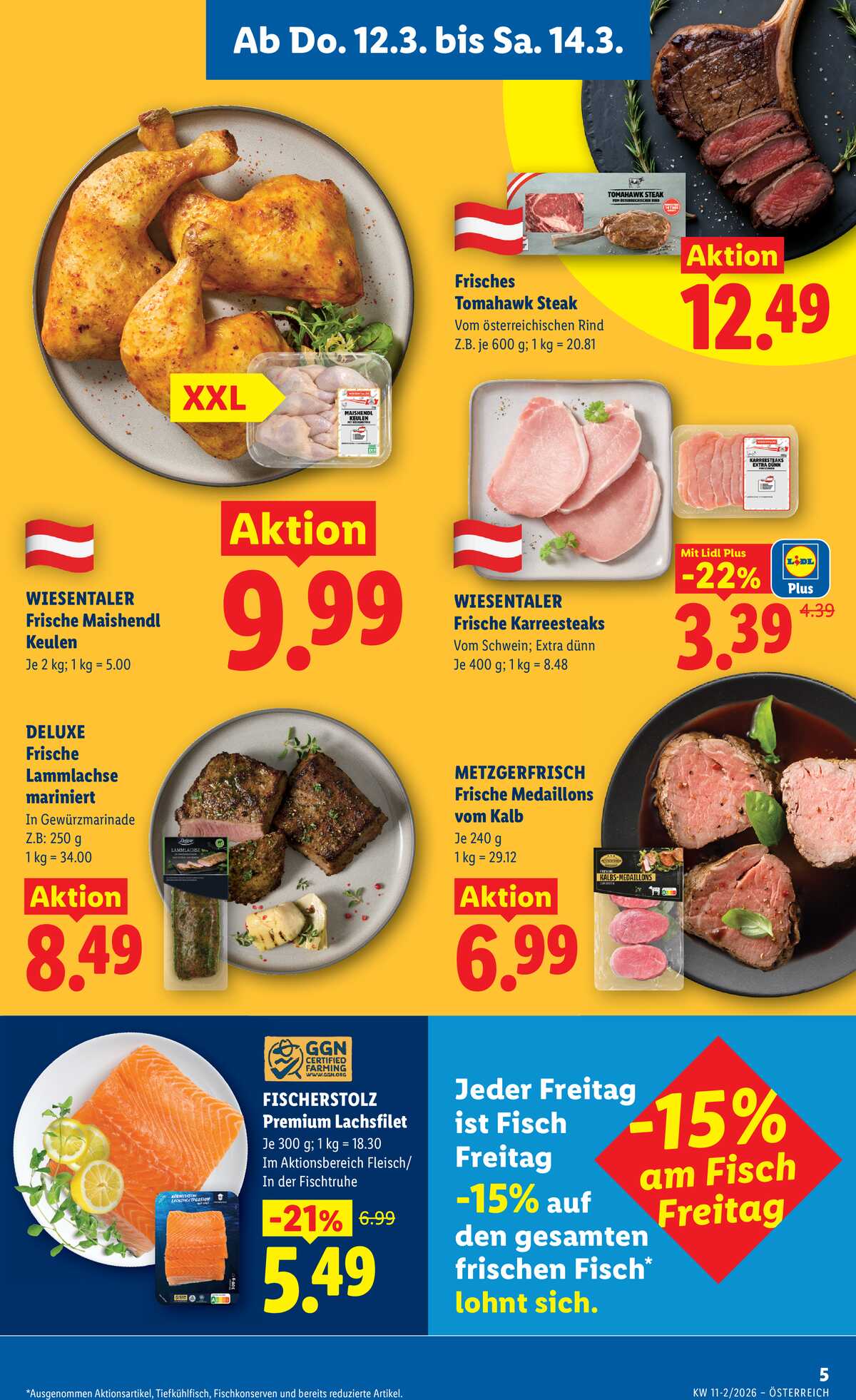 Leták Lidl Rakousko 12.3.-18.3.2026 strana 7