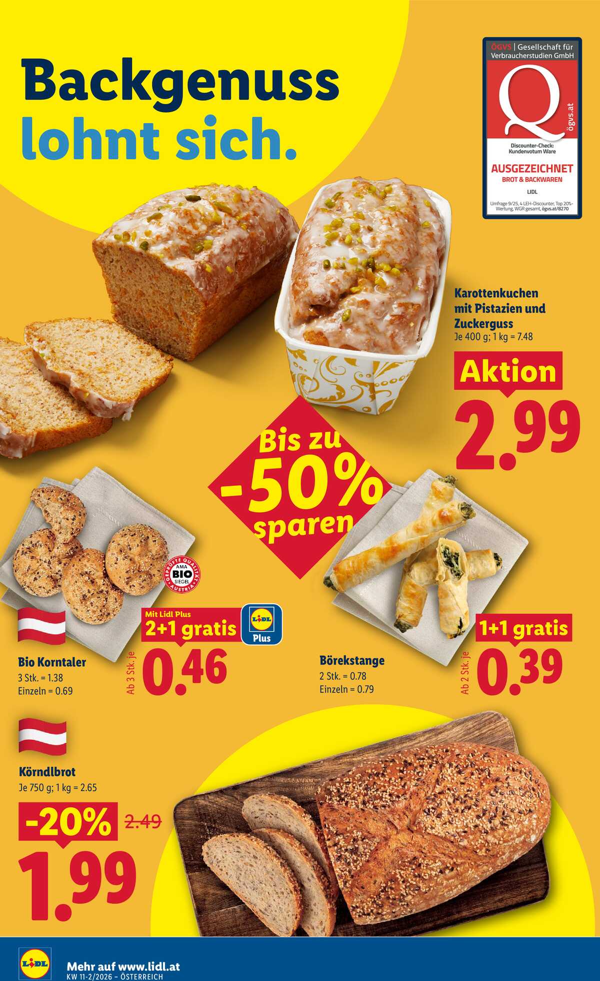 Leták Lidl Rakousko 12.3.-18.3.2026 strana 10
