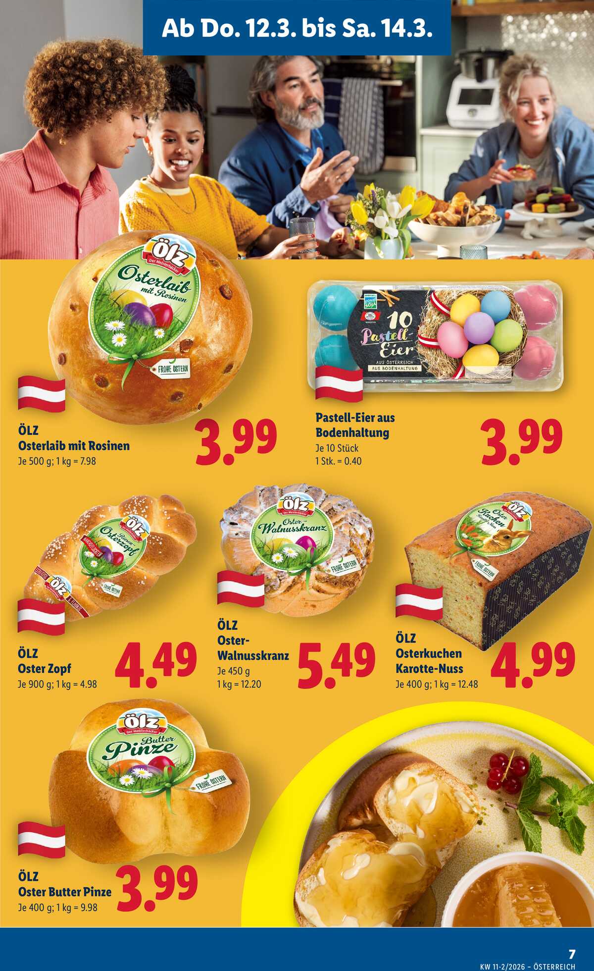 Leták Lidl Rakousko 12.3.-18.3.2026 strana 11