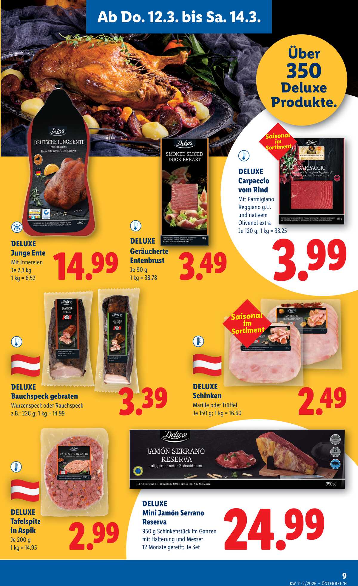 Leták Lidl Rakousko 12.3.-18.3.2026 strana 13