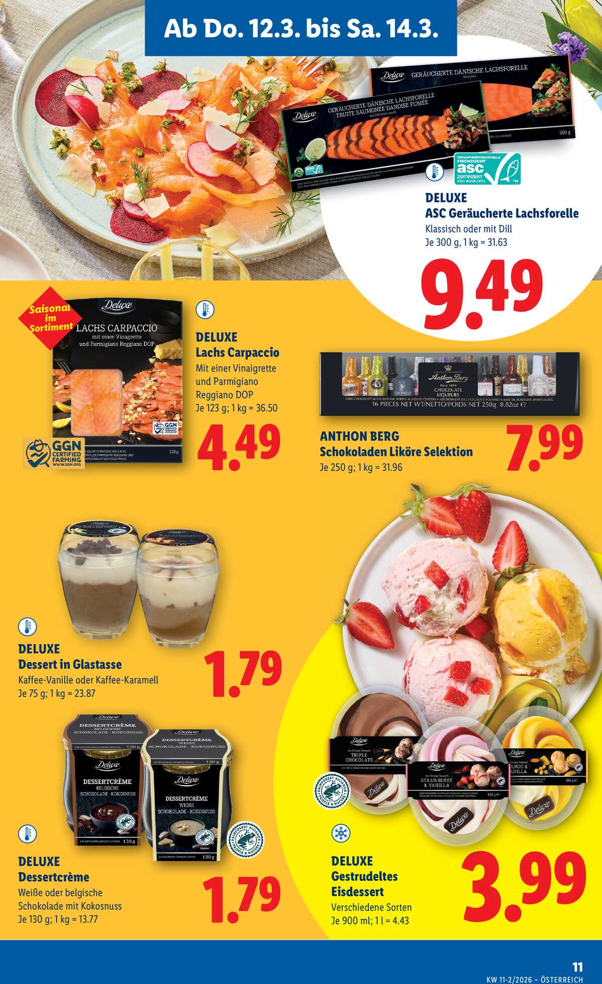 Leták Lidl Rakousko 12.3.-18.3.2026 strana 15
