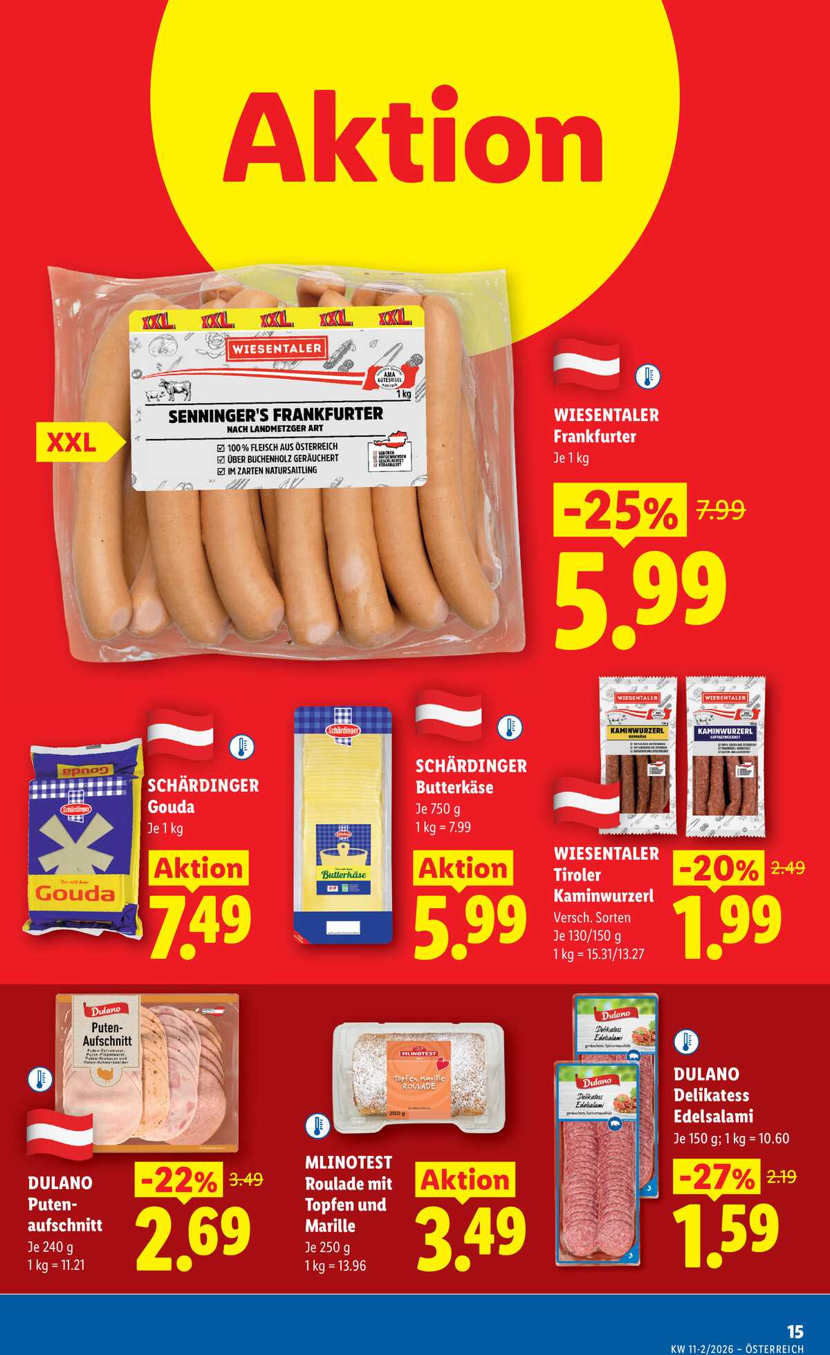 Leták Lidl Rakousko 12.3.-18.3.2026 strana 19