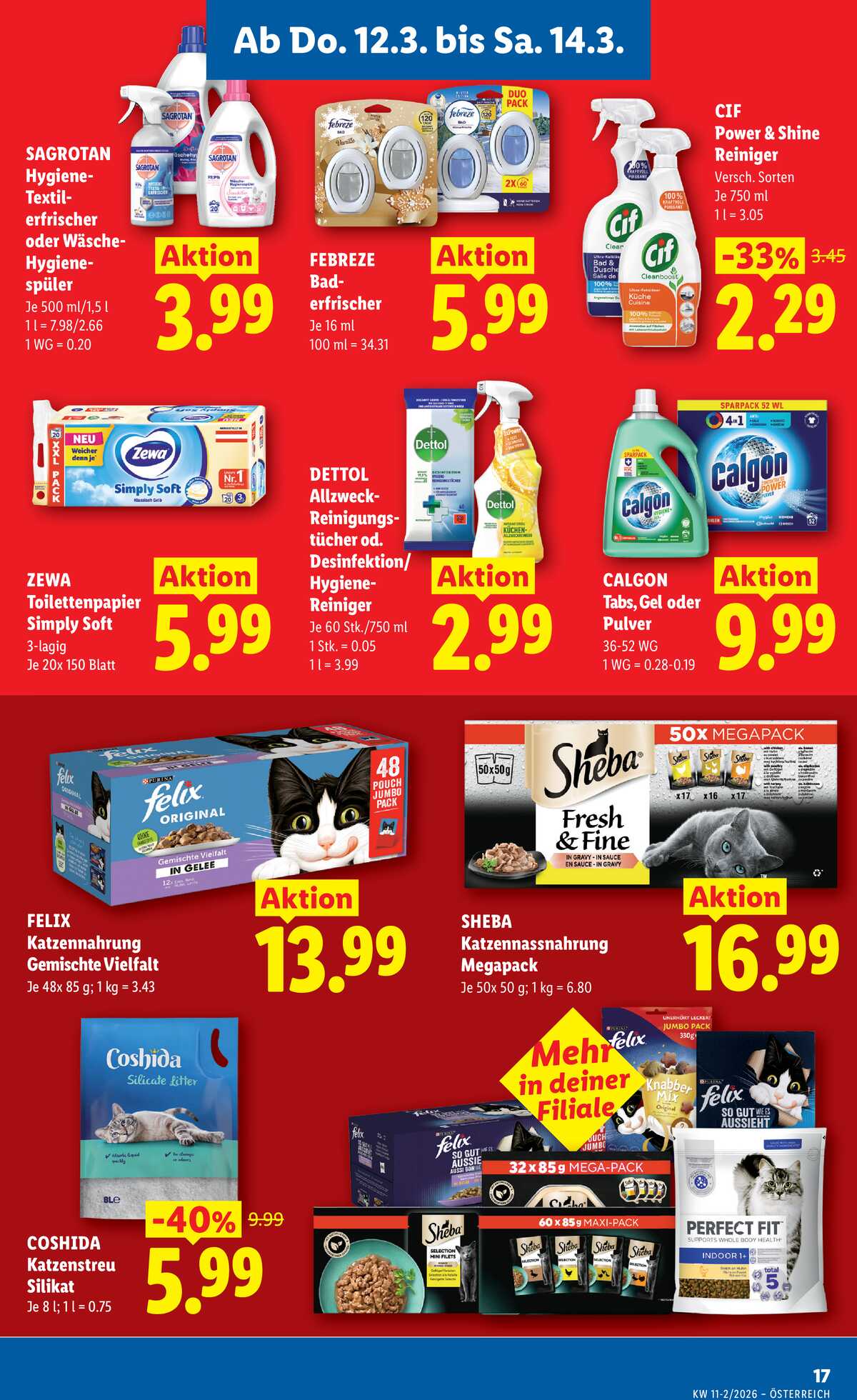 Leták Lidl Rakousko 12.3.-18.3.2026 strana 21