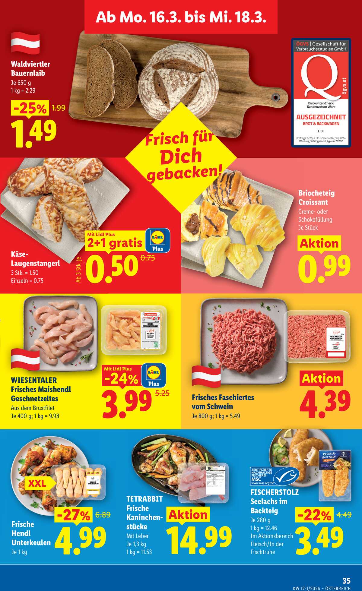 Leták Lidl Rakousko 12.3.-18.3.2026 strana 40