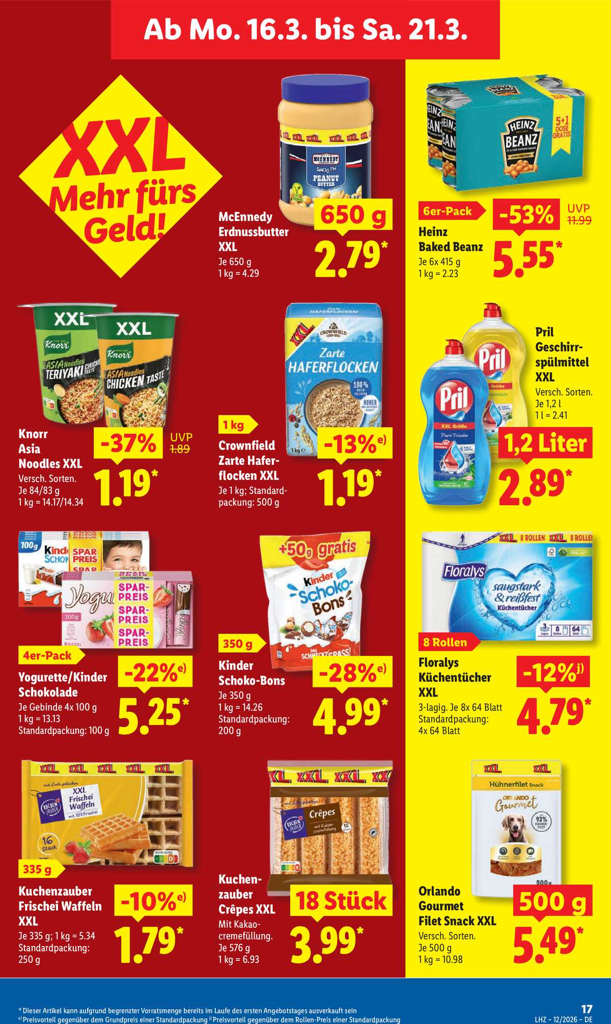 Leták Lidl Německo 16.3.-21.3.2026 strana 31