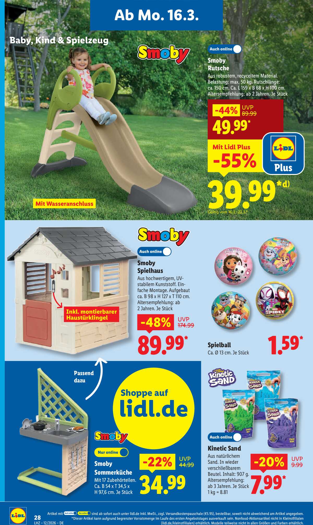 Leták Lidl Německo 16.3.-21.3.2026 strana 48