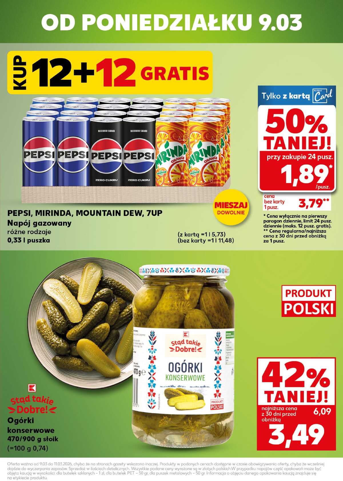 Leták Kaufland Polsko 9.3.-11.3.2026 - Silný start strana 3