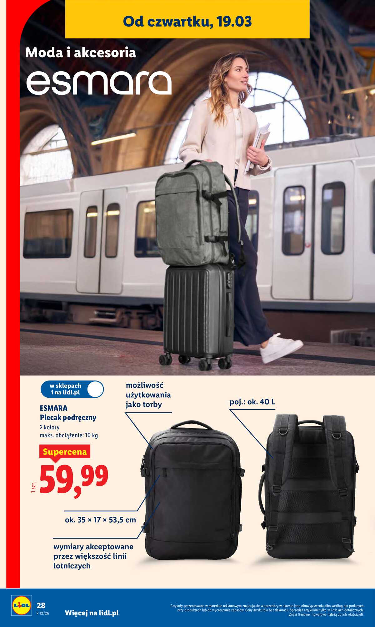 Katalog Lidl Polsko 16.3.-21.3.2026 strana 36