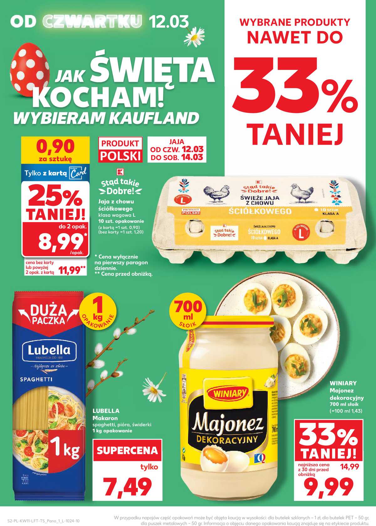Leták Kaufland Polsko 12.3.-18.3.2026 - Noviny týdne strana 2