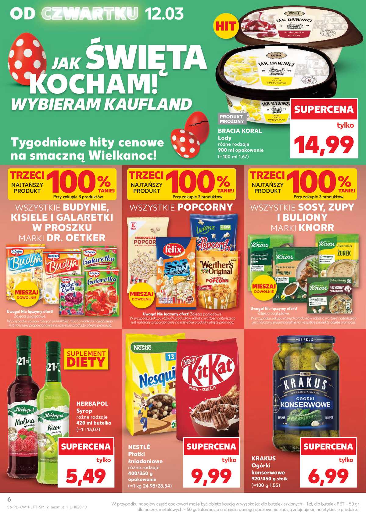 Leták Kaufland Polsko 12.3.-18.3.2026 - Noviny týdne strana 6
