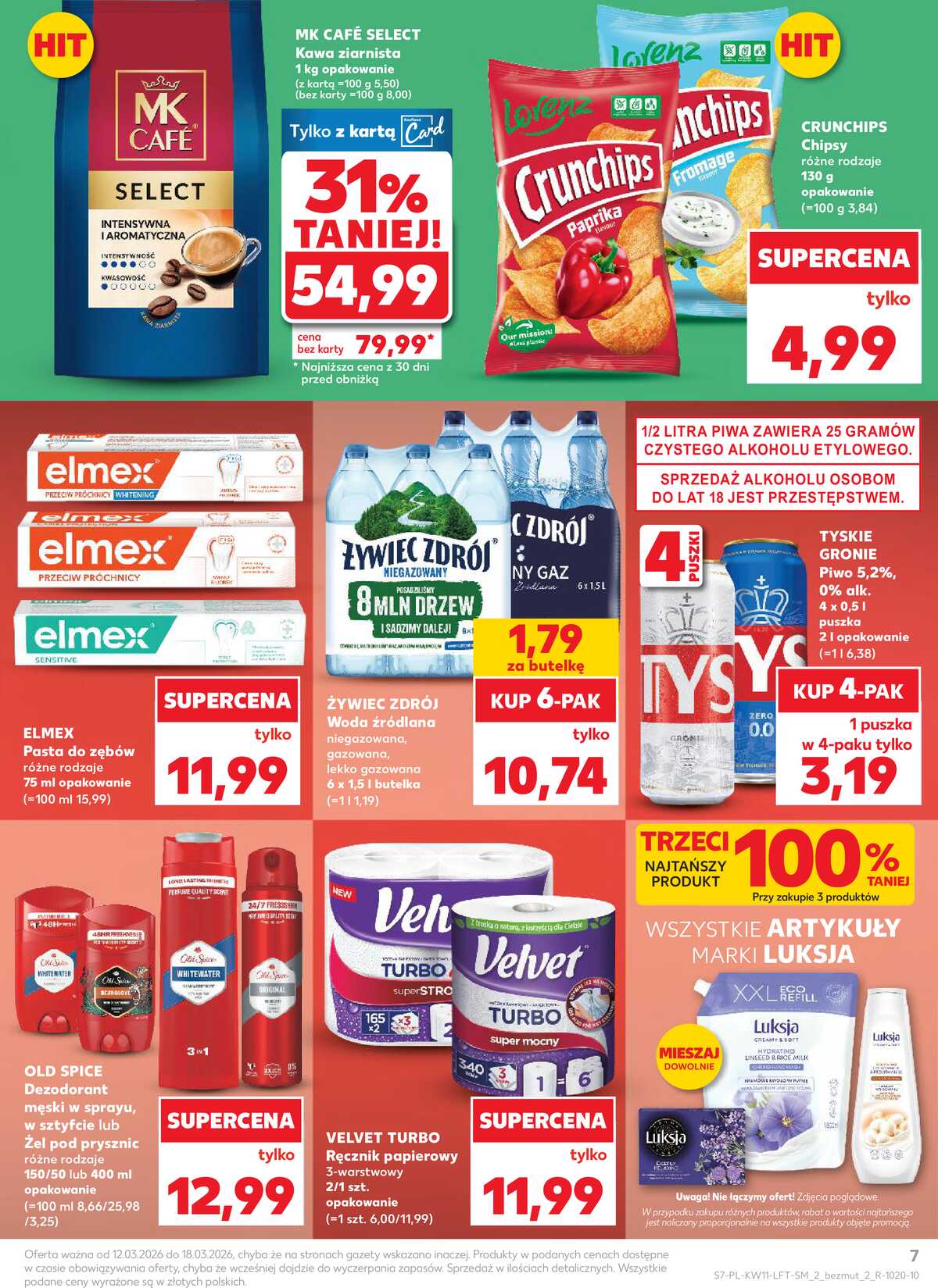 Leták Kaufland Polsko 12.3.-18.3.2026 - Noviny týdne strana 7