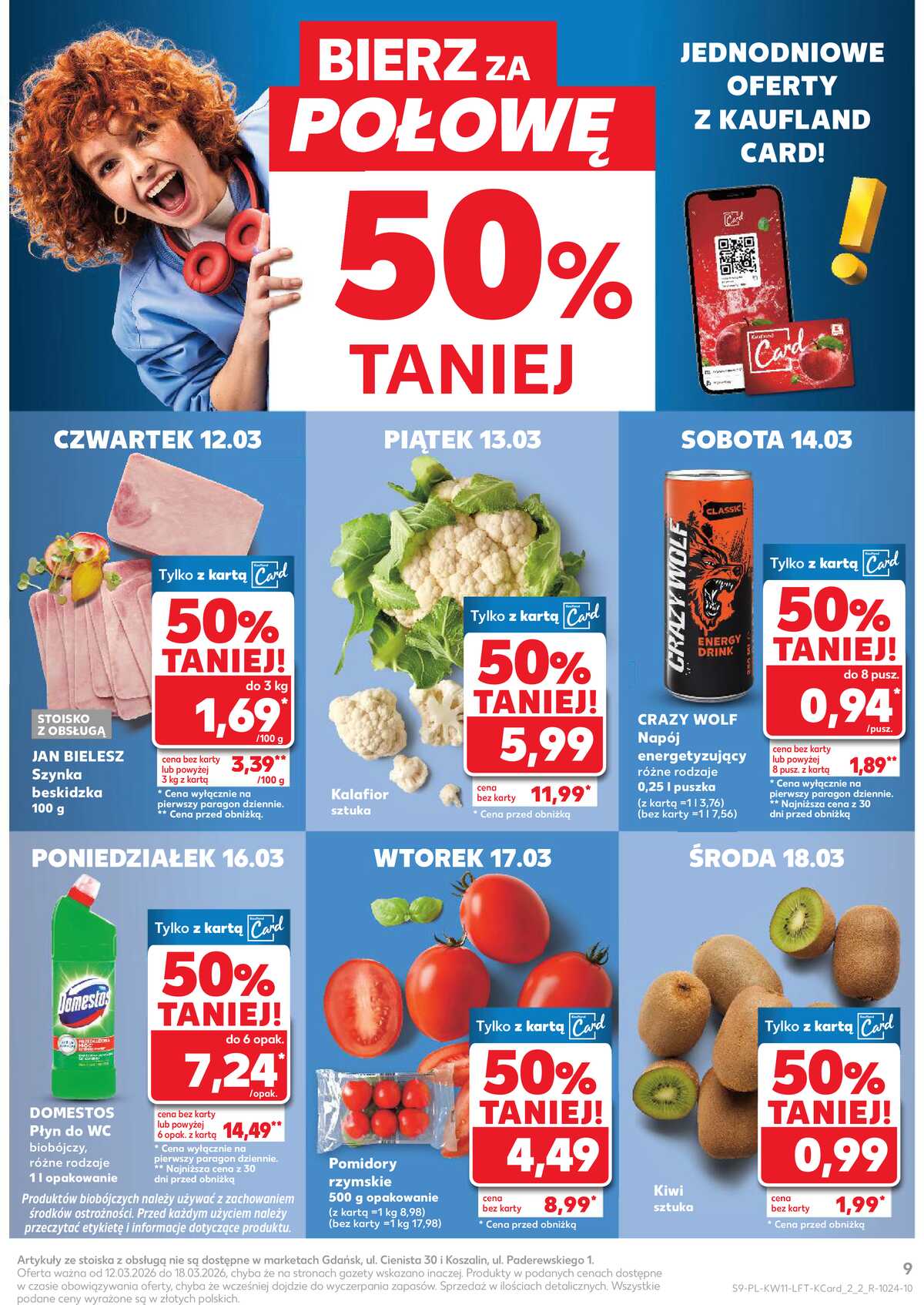 Leták Kaufland Polsko 12.3.-18.3.2026 - Noviny týdne strana 9