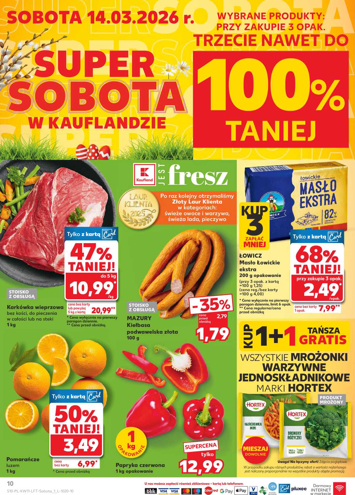 Leták Kaufland Polsko 12.3.-18.3.2026 - Noviny týdne strana 10